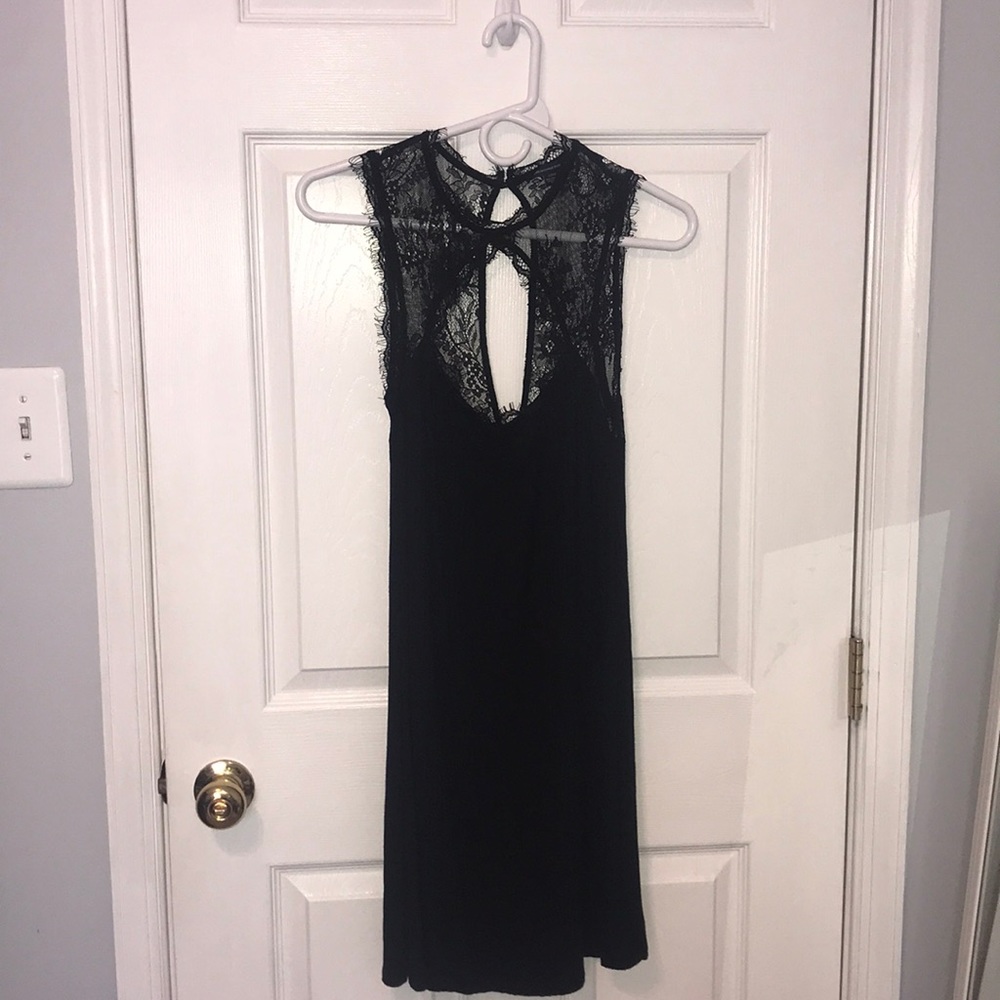 Black evening dress
